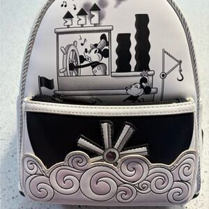 Lounge Fly Mickey Mouse Steamboat Willie Mini Backpack - rare